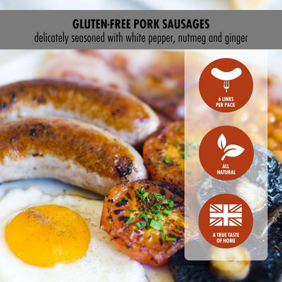 Traditional Bangers: 1lb (Gluten-Free)
