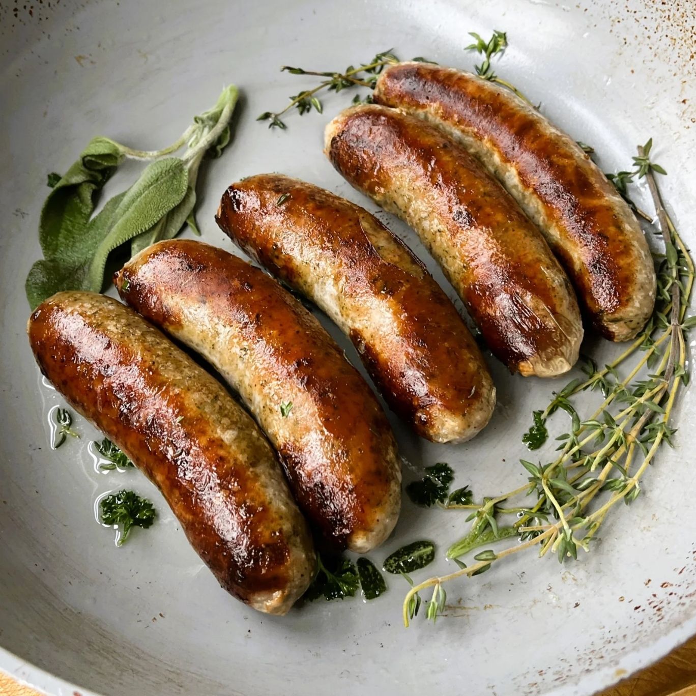 Lincolnshire Bangers: 1lb (Gluten-Free)