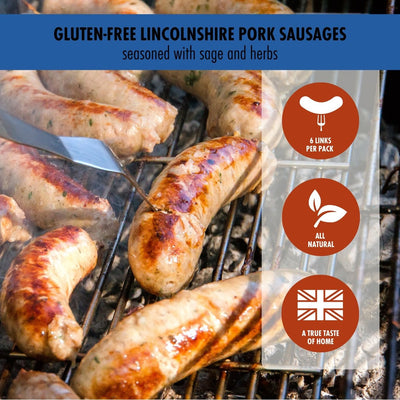 Lincolnshire Bangers: 1lb (Gluten-Free)