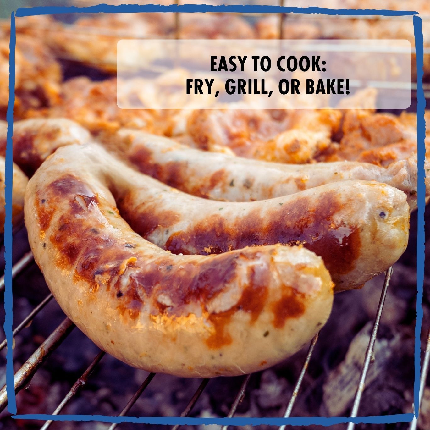 Lincolnshire Bangers: 1lb (Gluten-Free)