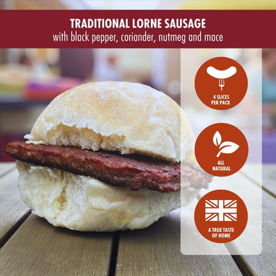 Scottish Lorne Sausage: 1lb (4 Slices)