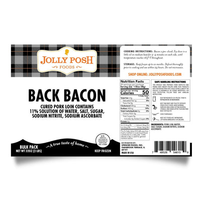 Back Bacon: 32oz Bulk Pack