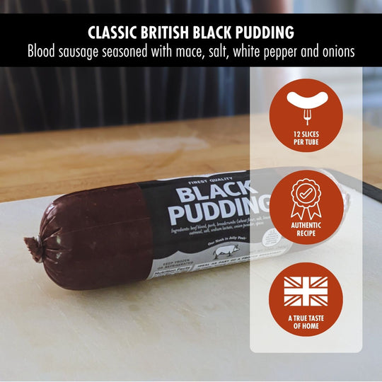Black Pudding 12oz. | 1# British Butcher in The USA – Jolly Posh Foods