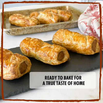 Traditional Sausage Rolls: 3 per Pack