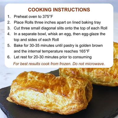 Traditional Sausage Rolls: 3 per Pack