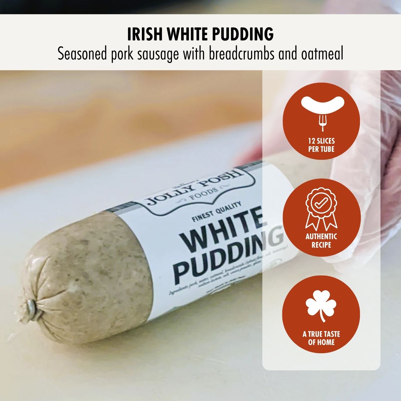White Pudding: 12oz