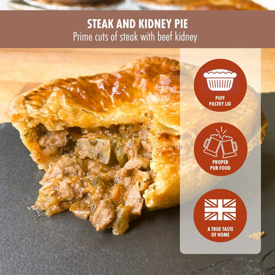 Jolly Posh Steak & Kidney Pie: 10oz
