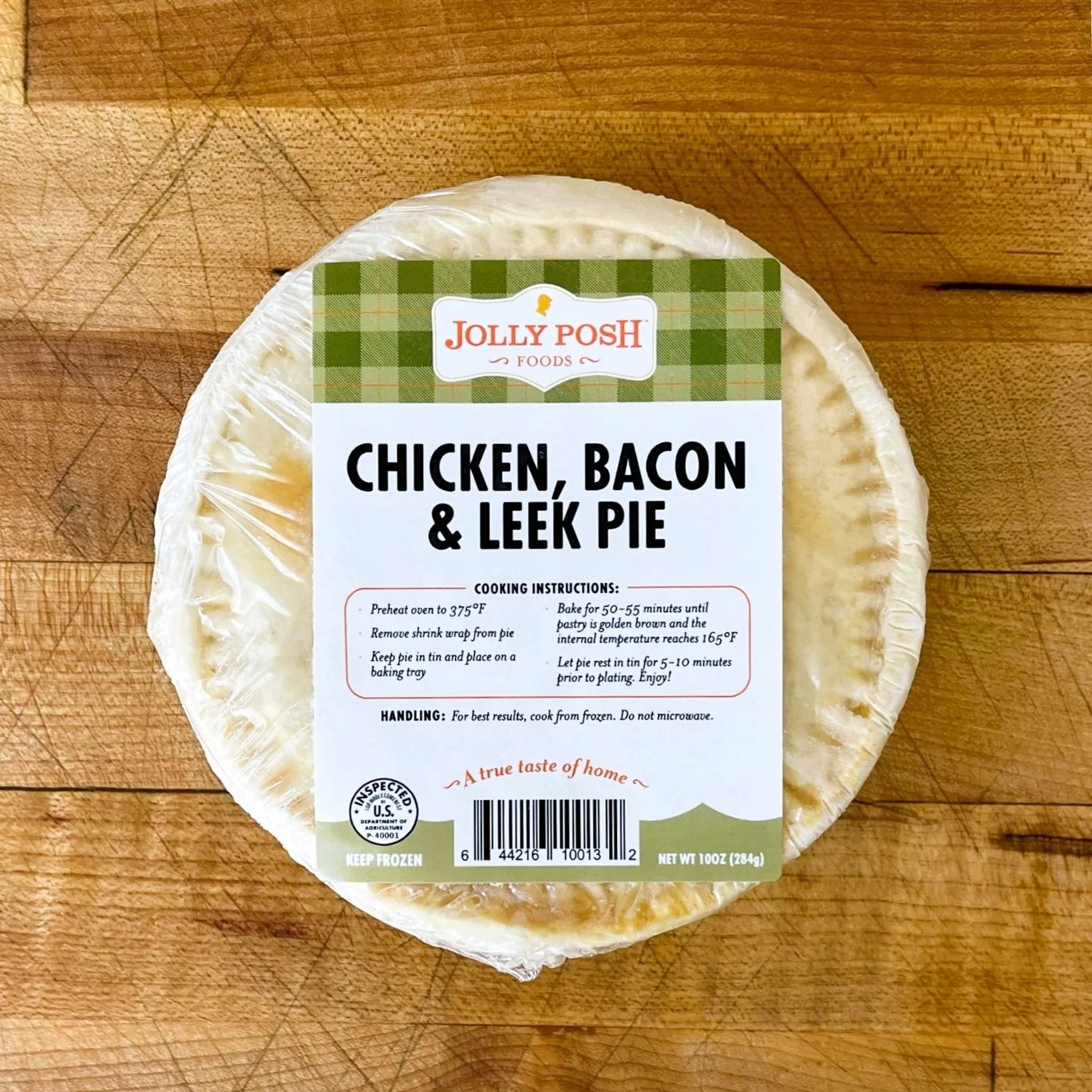Jolly Posh Chicken, Bacon & Leek Pie: 10oz