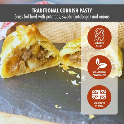 Jolly Posh Traditional Cornish Pasty: 8oz