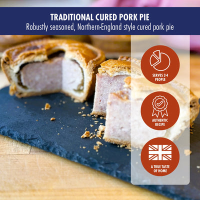 Traditional Cured Pork Pie: 14oz