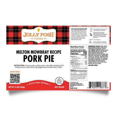 Melton Mowbray Pork Pie: 14oz