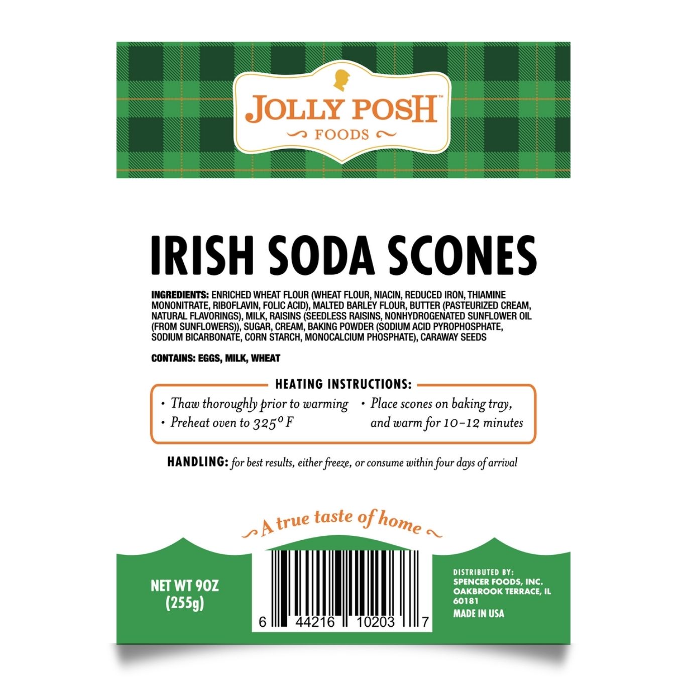 Scone Labels Jolly Posh Irish Soda Scones: 3 per Pack – Jolly Posh Foods