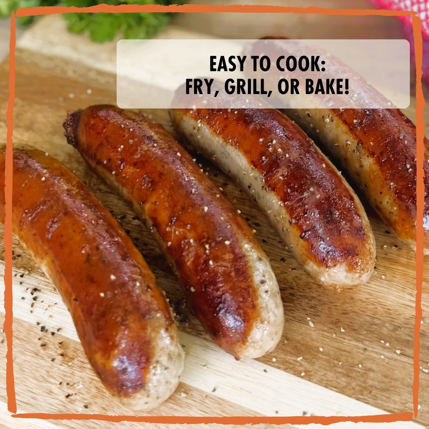 Cumberland Bangers: 1lb