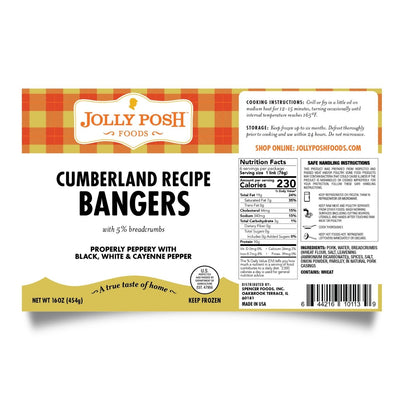 Cumberland Bangers: 1lb