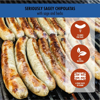 Lincolnshire 'Chipolata' Bangers: 1lb
