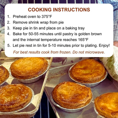 Jolly Posh Steak & Ale Pie: 10oz