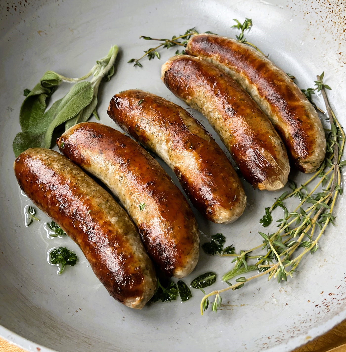 Lincolnshire Bangers: 1lb (Gluten-Free)