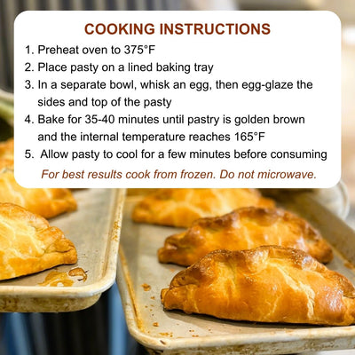 Jolly Posh Traditional Cornish Pasty: 8oz