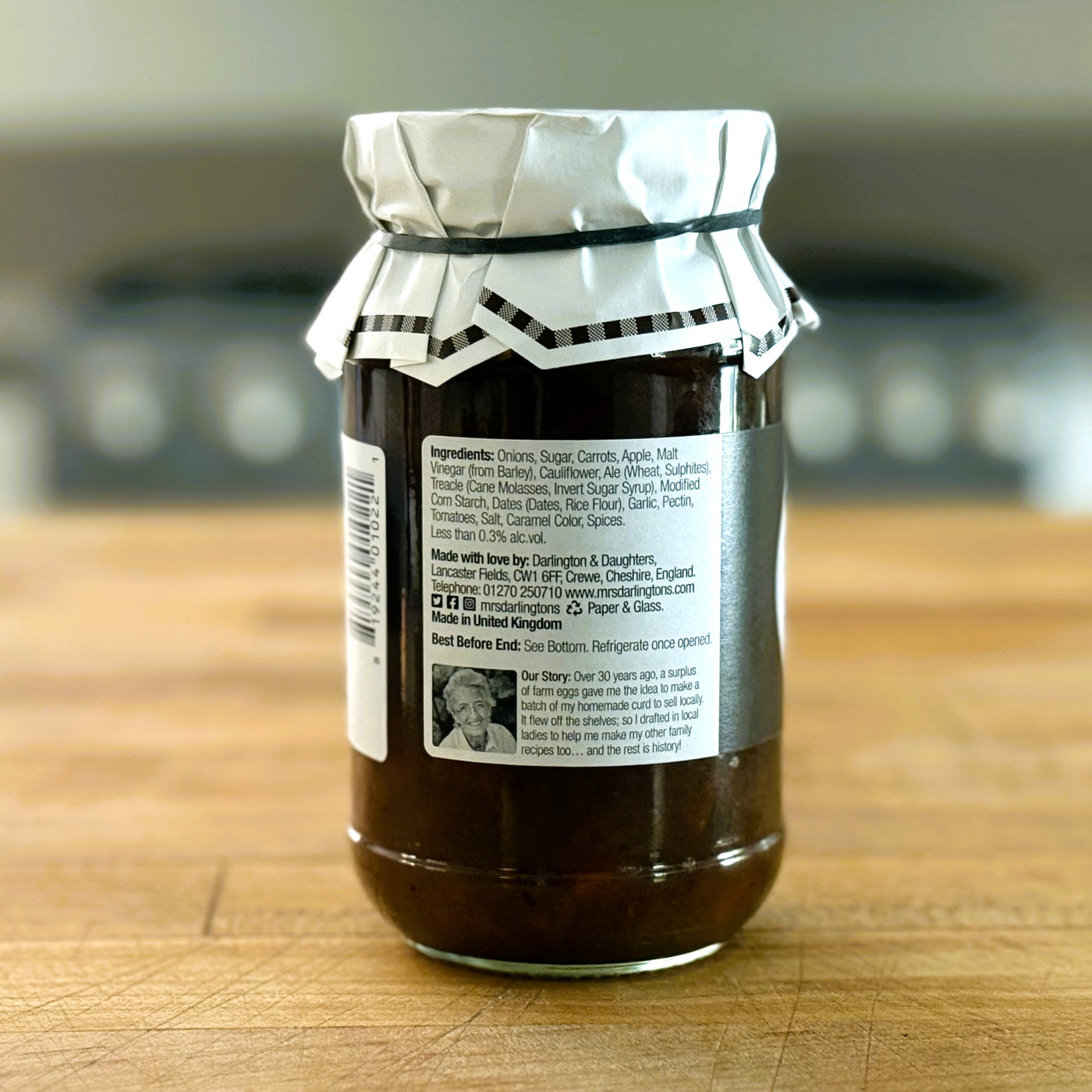 Mrs Darlington's Real Ale Chutney - 10.6oz