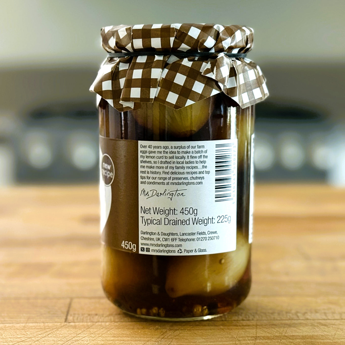 Mrs Darlington's Pickled Onions - 16oz