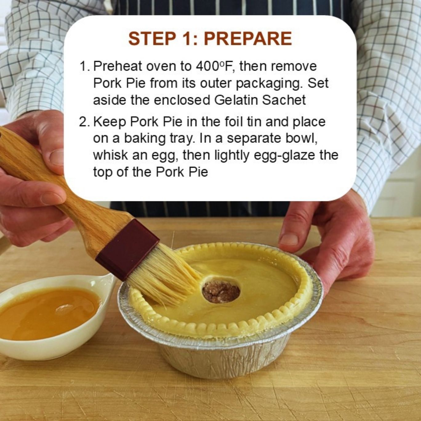 Traditional Cured Pork Pie: 14oz