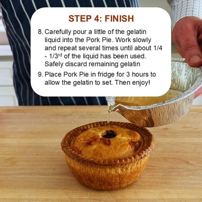 Traditional Cured Pork Pie: 14oz