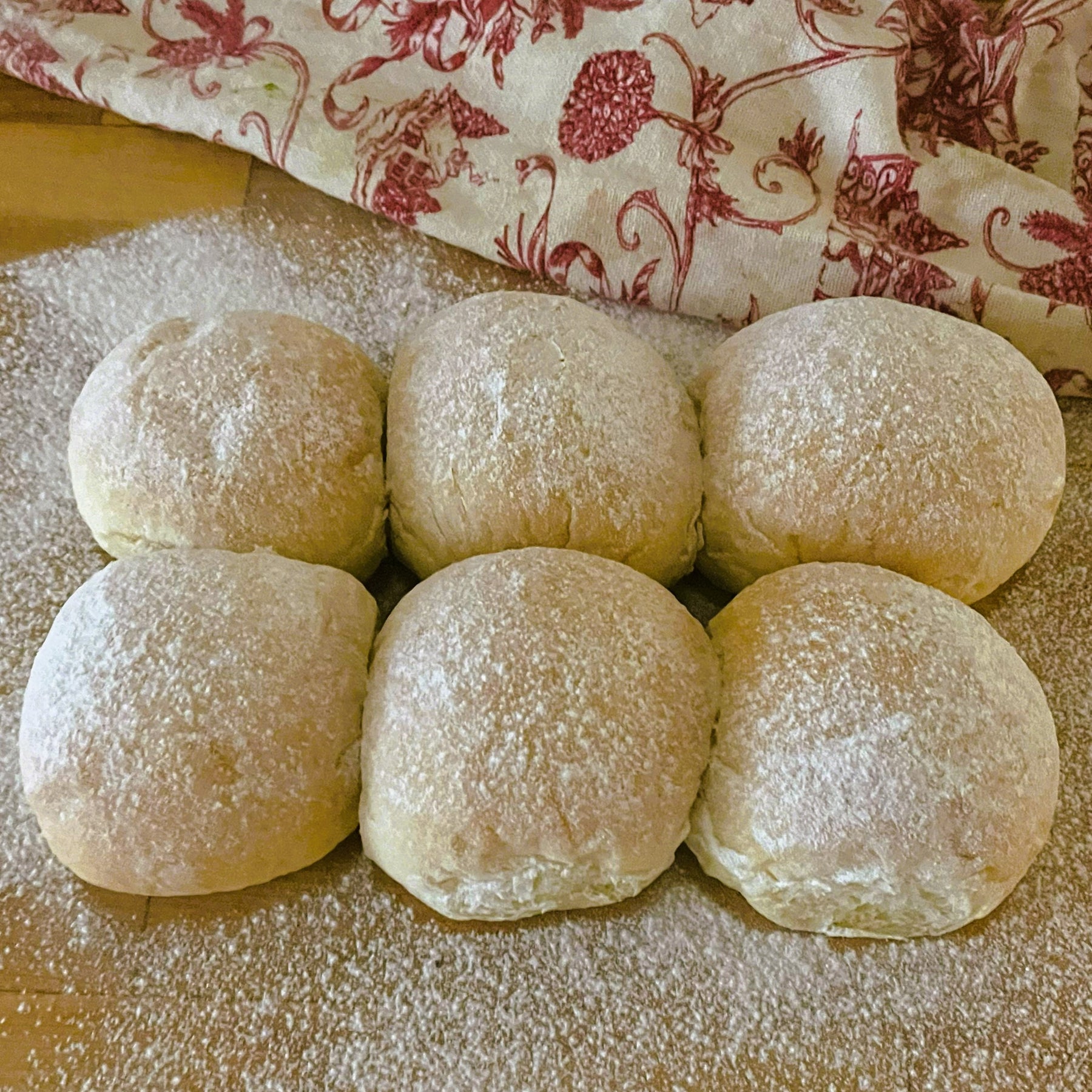 Flour Dusted Soft White Baps Jolly Posh Foods flour-dusted-soft-white-baps-jolly-posh-foods