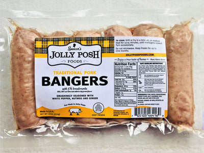 Traditional Pork Bangers: 1lb